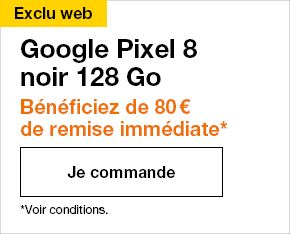 Google Pixel 8 noir 128 Go